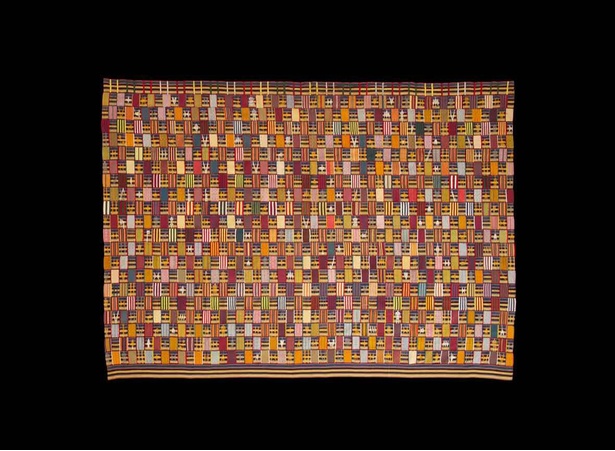 「ケンテ」クロス ガーナ エウェ 木綿 “Kente” cloth  Ghana, Ewe