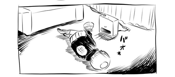 「片面ずつ暖める」2