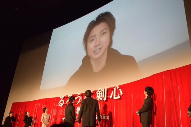 宿敵・志々雄真実を演じた藤原竜也からもコメントが到着