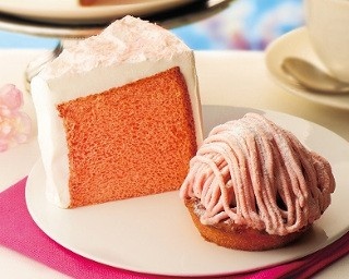 サクラのシフォンケーキ＆サクサク食感シュークリーム発売