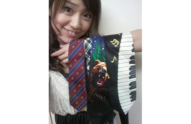 大島さんはネクタイも出品