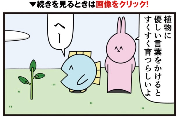 漫画 魚とうさぎのやりとりがシュールで笑える ツッコミ不在の 魚の4コマ に注目 ウォーカープラス