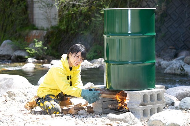 【写真】たき火でロマンあふれるドラム缶風呂も！こだわりのマイたき火台をチェック！