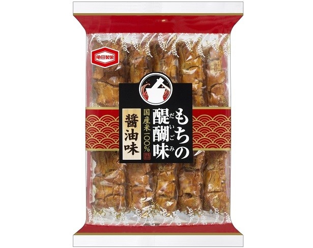 【写真を見る】「10枚もちの醍醐味 醤油味」