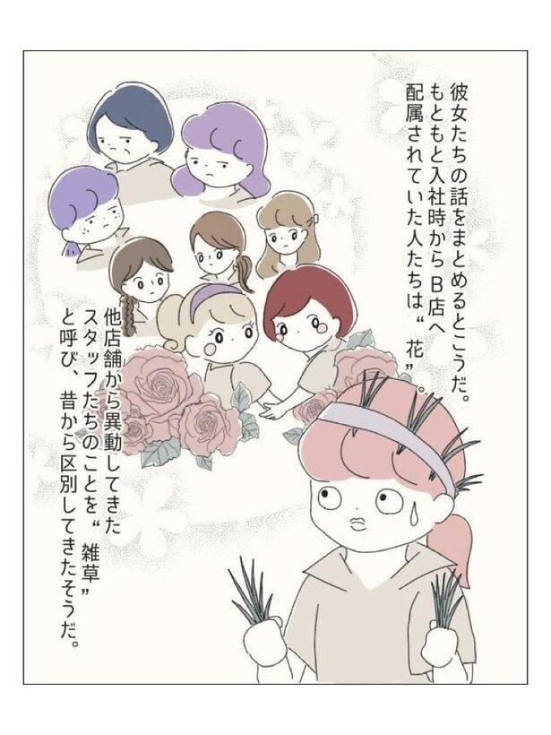 着任早々にまさかの「雑草」認定…