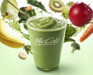 マクドナルドにグリーンスムージーが新登場！1食分の野菜がとれる