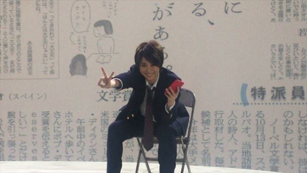 男子高校生編のメイキング画像