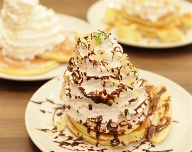 一枚一枚焼き上げる「アメリカンパンケーキ」(税抜680円)