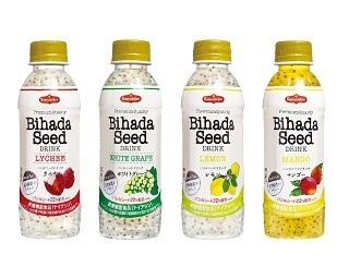 プチプチ食感で満腹感！バジルシードドリンクがリニューアル