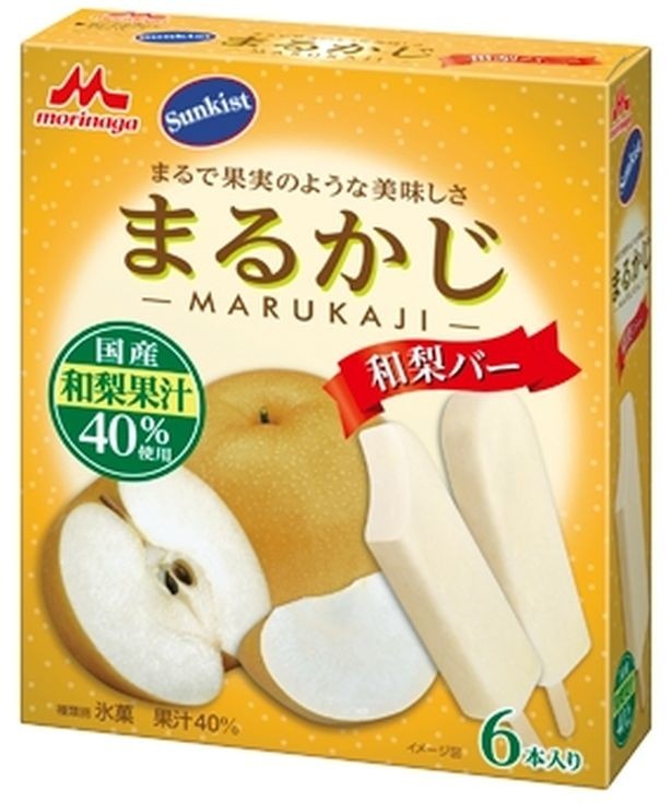 【写真を見る】本物の果実のような美味しさが楽しめるフローズンフルーツバー「サンキスト まるかじ 和梨バー」(オープン価格)は3月20日(月)全国発売