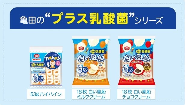 今後は、同じくK-2配合の「53g ハイハイン」とともに“プラス乳酸菌”シリーズとして展開する