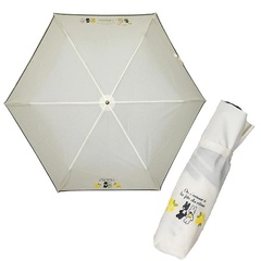 「耐風折りたたみ傘(レモン祭り)オフホワイト」(2200円)