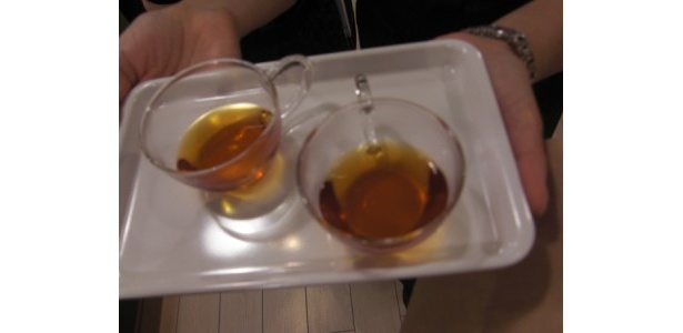 「ボタニカルズ」で試飲できるハーブティ