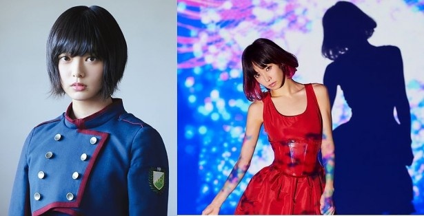 欅坂46の平手友梨奈(左)とLiSA(右)が