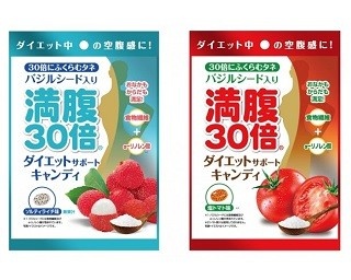 満腹30倍に「ソルティライチ味」＆「塩トマト味」が新登場！ 