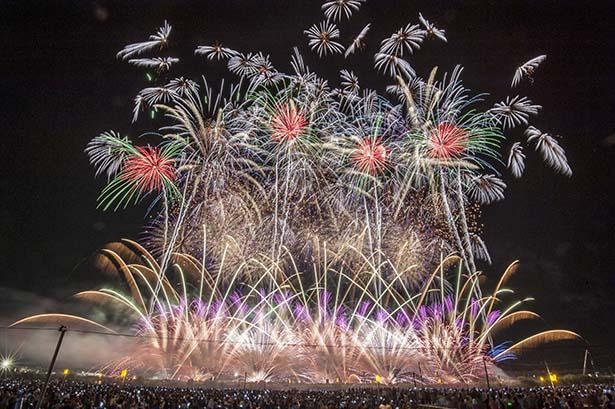 2016年開催の第90回全国花火競技大会の大会提供花火「歓喜」
