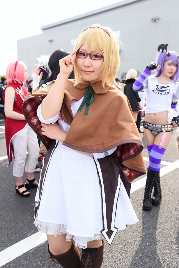 「グランブルーファンタジー」のジータに扮する しきさん