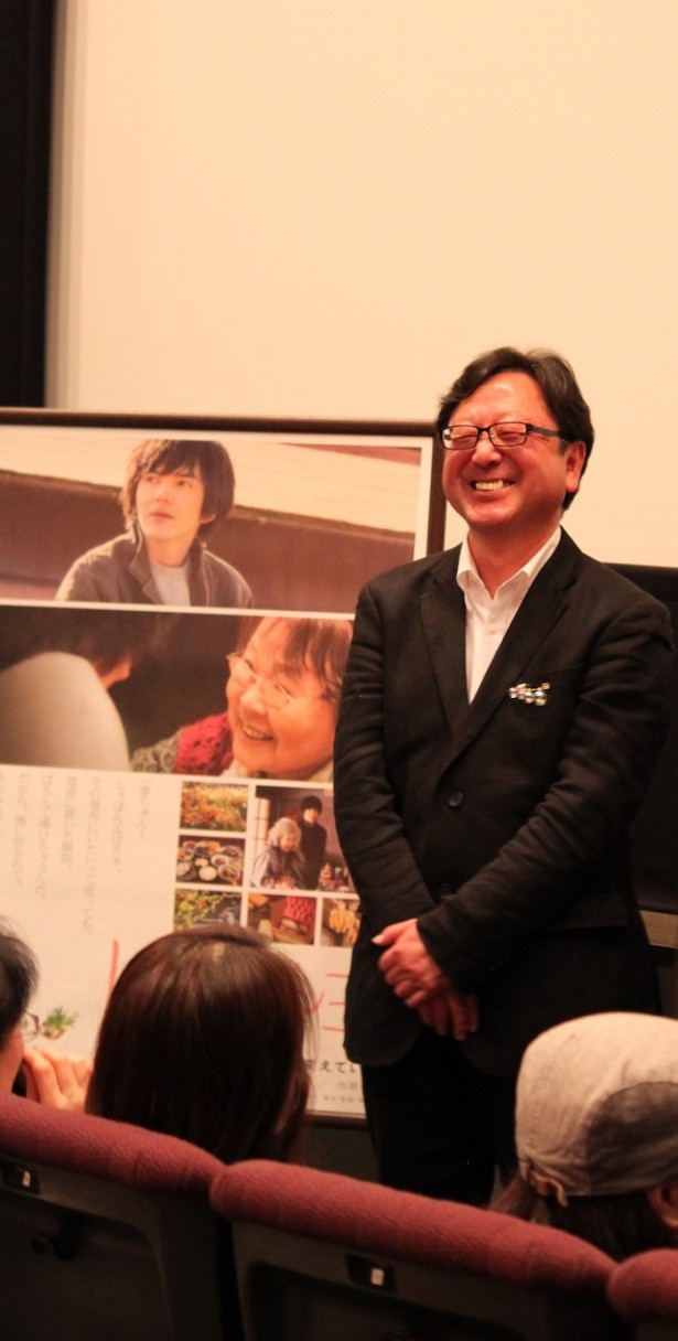 関西での上映を喜ぶ東伸児監督