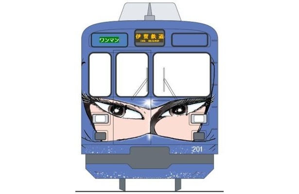 漫画家・松本零士さんデザインの新忍者列車