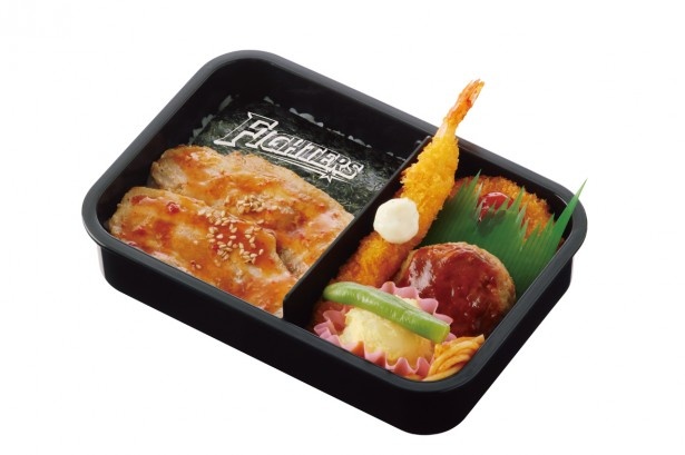 「中田翔ランチBOX」は中田選手の好物を盛り込んだ、パワー全開のお弁当