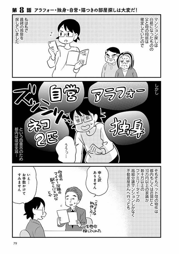 漫画 40代で独身だと 都内はほぼ全滅 独身女性の家探しに立ちはだかる壁 孤独死しないためのおひとりさまサバイバル術 1 3 ウォーカープラス