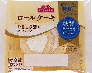 糖質10g以下で甘いのにヘルシー！トップバリュから“ロカボ”のロールケーキ