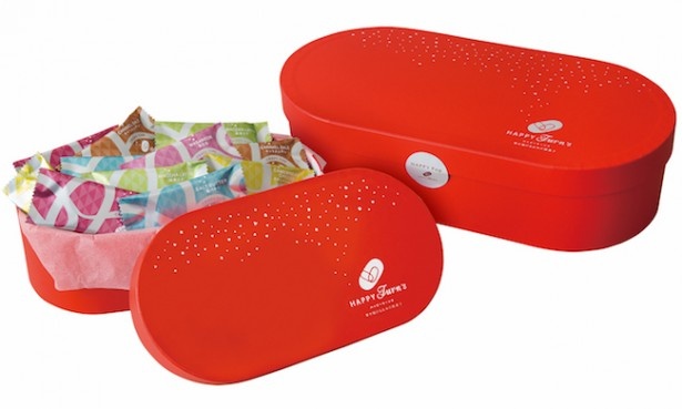 6つの味を詰め合わせたおすすめのBOX「(30個入)(60個入)ハッピーポップ」(30個入 1620円、60個入 3240円)