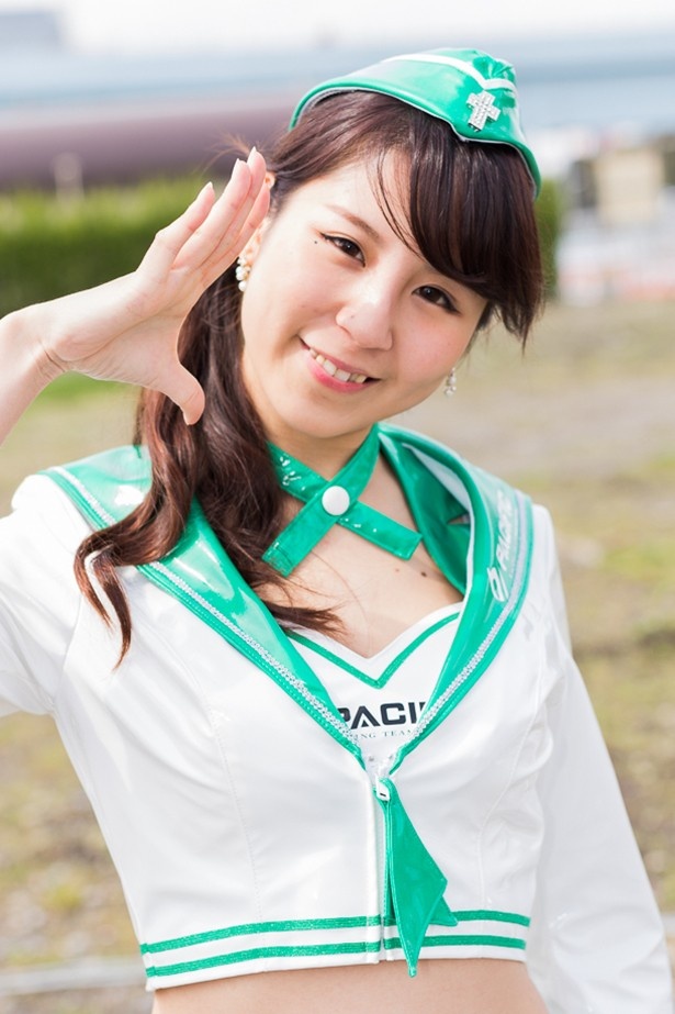 パシフィックレーシングの美人レースクイーン