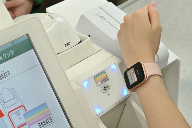 Apple Watchでの決済シーン