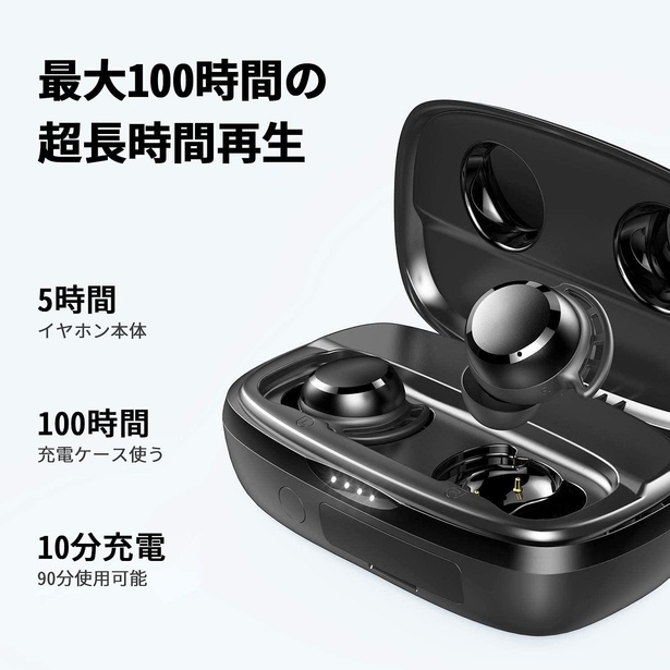 bluetooth イヤホン 販売 長時間再生 嘘