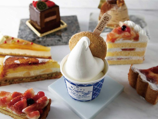 仏ゲランド産塩と瀬戸内の藻塩を使った ”海のサブレ”と淡路島牛乳のソフトクリームが名物の「PATISSERIE TOOTH TOOTH」／TOOTH TOOTH MART FOOD HALL＆NIGHT FES