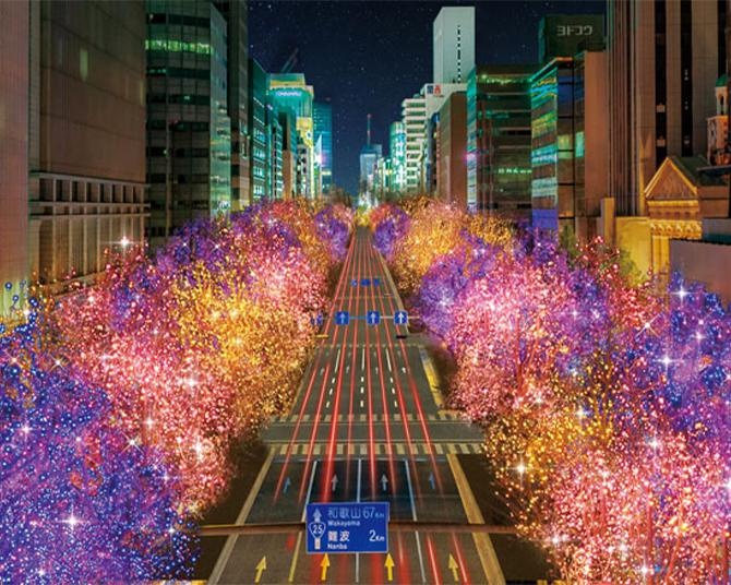 エリアごとに多彩なイルミネーションを展開！「大阪・光の饗宴2021」をチェック