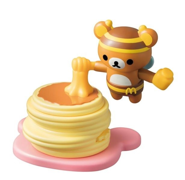 ダイヤルを回すとプチパンケーキとみつばちリラックマがくるくる回る「プチパンケーキとみつばちリラックマ」