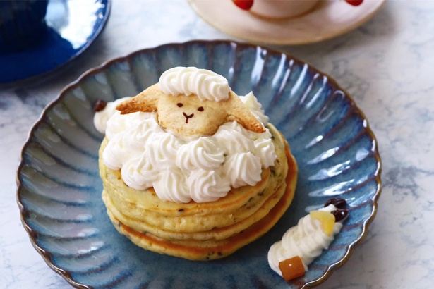 ひつじの黒ごまパンケーキ