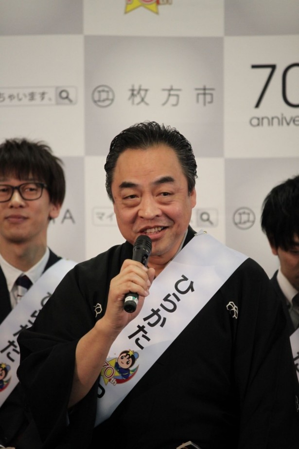能楽師の辰巳満次郎さん
