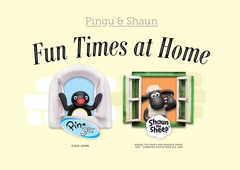 全国巡回展「Pingu ＆ Shaun Fun Times at Home」がスタート！