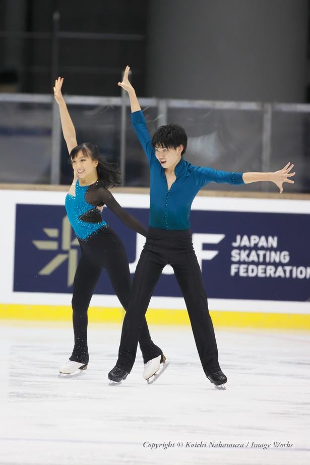 アイスダンス優勝、來田奈央＆森田真沙也組