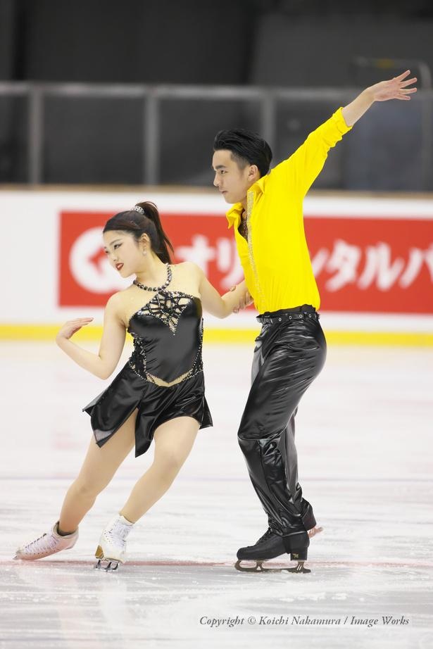 アイスダンス2位、佐々木彩乃＆田村篤彦組