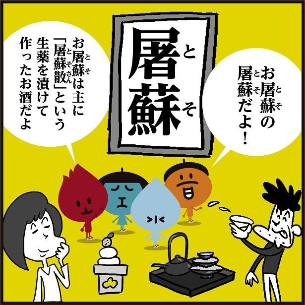 画像3 4 漫画 元旦に知っておきたい 屠蘇 の読み 蘇る の字からゾンビを連想 ヒントはお正月の楽しみの1つ ウォーカープラス