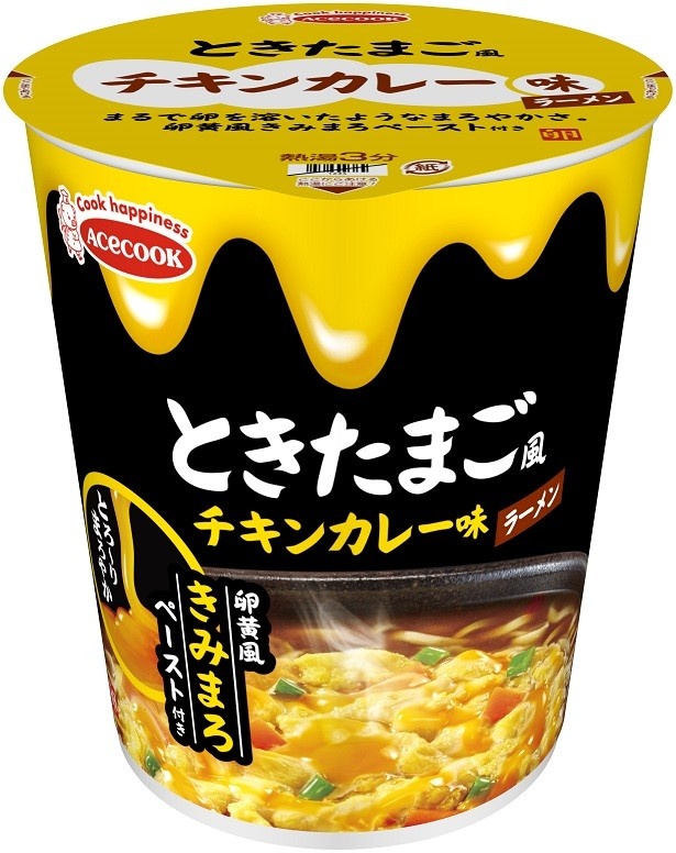 「ときたまご風　チキンカレー味ラーメン」(希望小売価格税別180円)