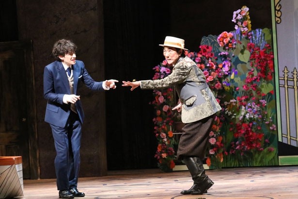モンティを演じるウエンツ瑛士(柿澤勇人とWキャスト)
