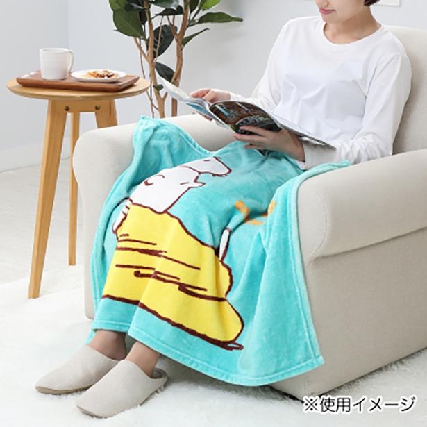 自宅ソファやオフィスでひざ掛けに