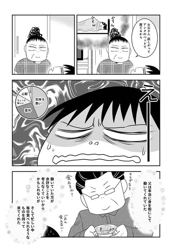 漫画 この人お父さんだったんだなあ 私の病気は 父のギャンブル依存を変えた おちおち死ねない 1 2 ウォーカープラス