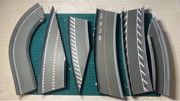 箱崎ジャンクションジオラマ制作過程1