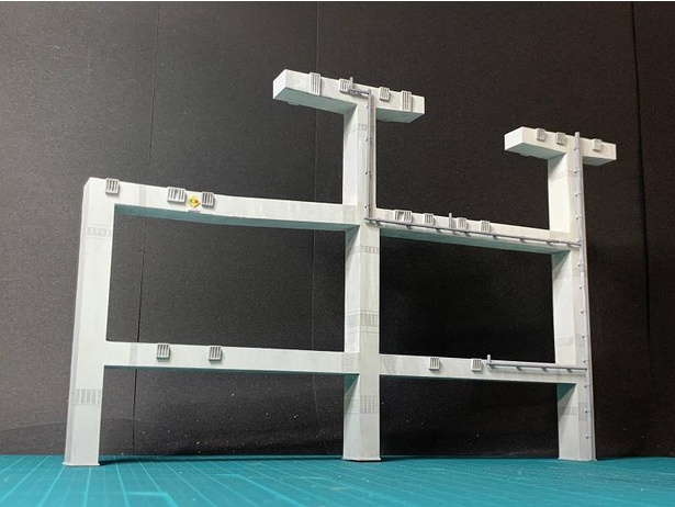 箱崎ジャンクションジオラマ制作過程3