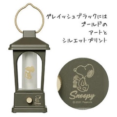 ゴールドのプリントを施したグレイッシュブラック