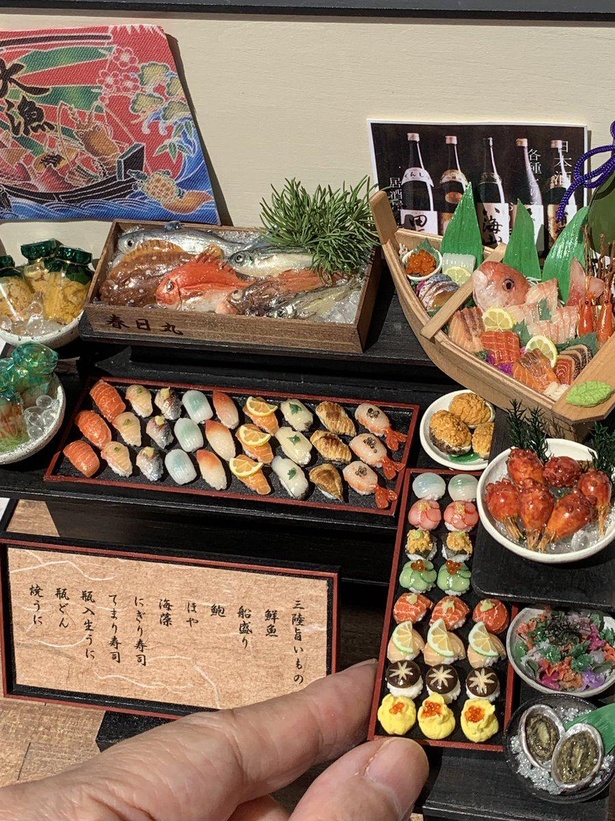 岩手在住のこるはさんが作る「三陸旨いもの」屋さんのドールハウス