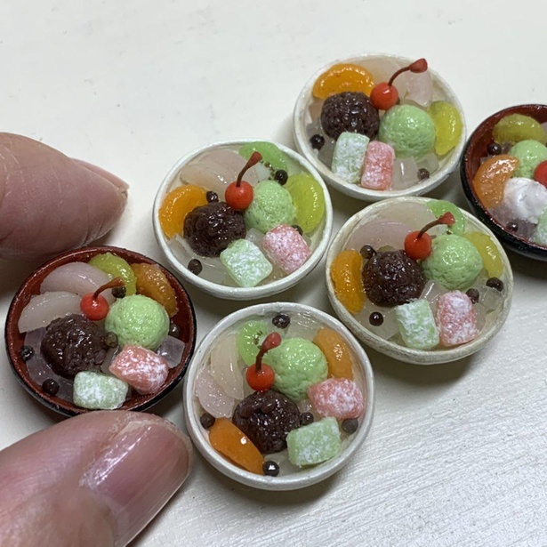 あんみつのミニチュア