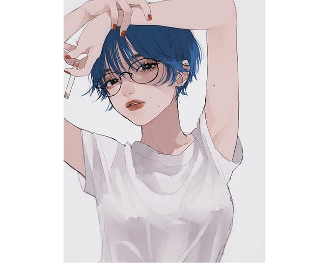 くちびる、瞳、ほくろ。フェティッシュな女の子を描くミステリアスな「tamimoon」とは？