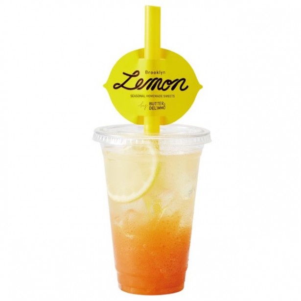 自家製レモンシロップに、ぷるぷる食感のピンクジェリー入り「ブルックリンピンクジェリー」(430円)
